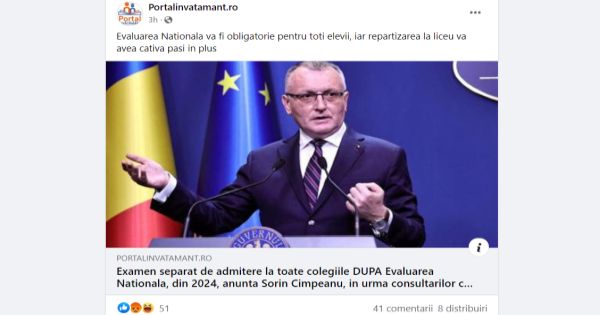 Doua examene pentru admiterea la liceu! Reactia parintilor: "Noaptea mintii. Chiar vrem sa ne innebunim copiii? Vor da examene toata vara. De ce nu le da examen si pentru asezarea in banci?"