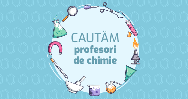 Cautam profesori de Chimie pentru un proiect editorial