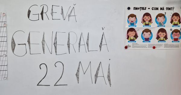 A treia zi de greva generala in invatamant. Reprezentantii Guvernului, chemati la sediul FSLI