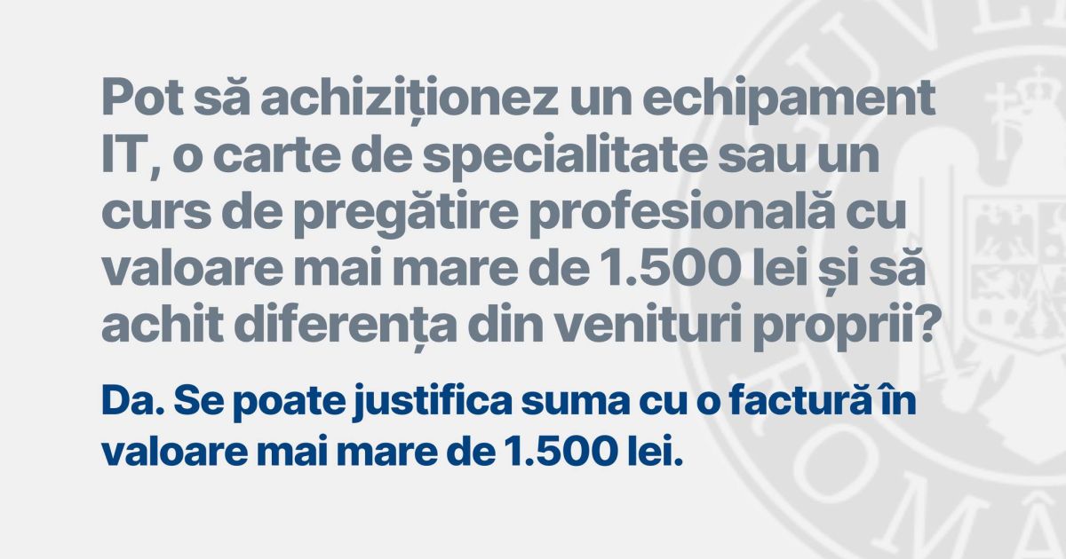 Ministerul Educatiei: NU va exista o lista finala cu magazinele pentru prima didactica. POT fi cumparate produse mai scumpe de 1.500 lei, cu achitarea diferentei