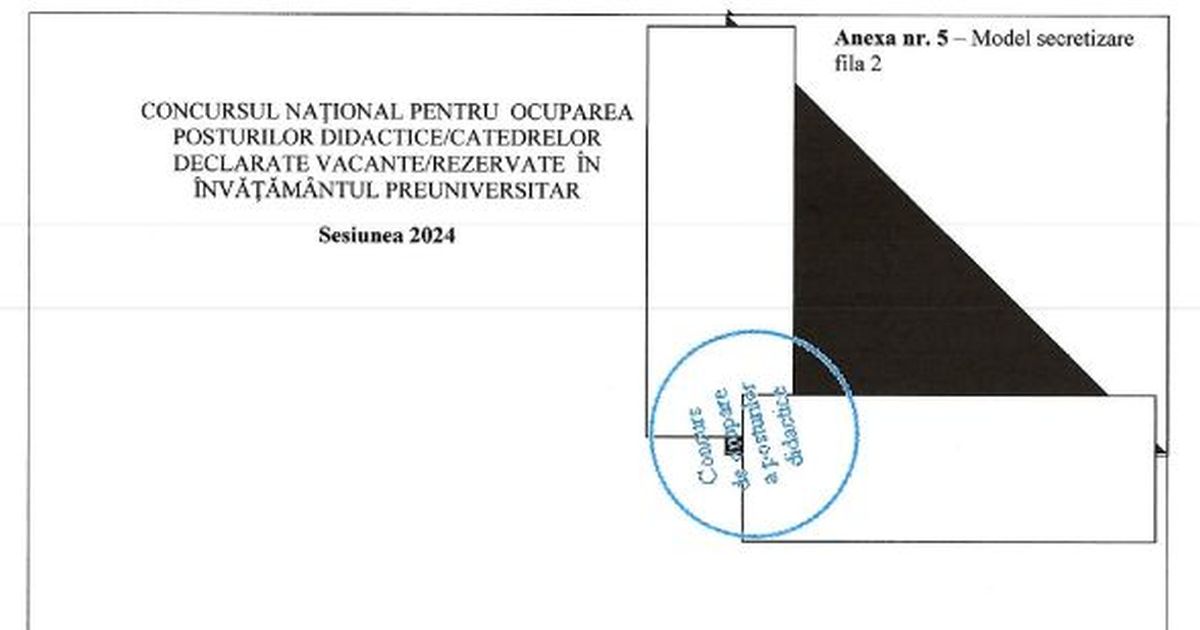 Titularizare 2024: cum se desfasoara proba scrisa, cat dureaza si lista obiectelor interzise in sala de examen