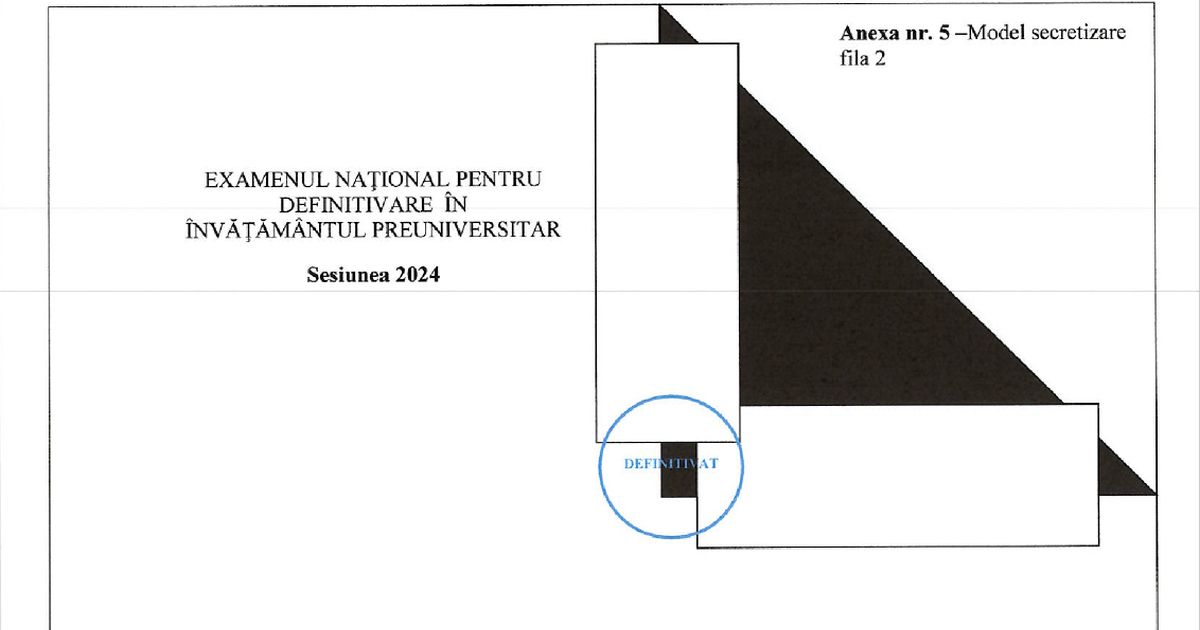 Definitivat 2024: cum se desfasoara proba scrisa. Situatiile in care candidatii pot solicita anularea lucrarilor