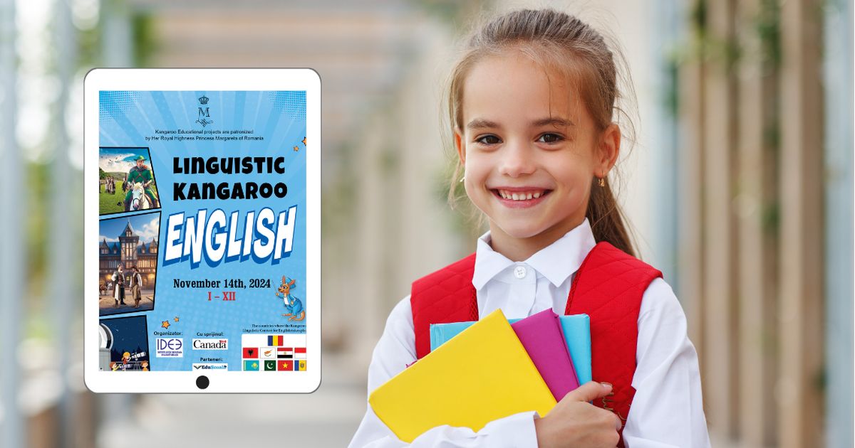 Cangurul Lingvist - Engleza, clasele I-XII: Au inceput inscrierile pentru cea de-a 25-a editie a concursului international