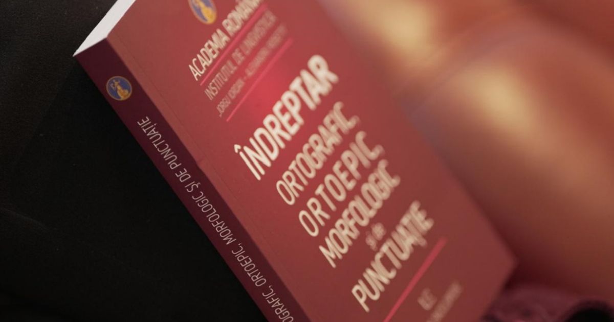 Noul "Indreptar ortografic" va fi distribuit in scoli! 17.000 de exemplare pentru elevi si profesori