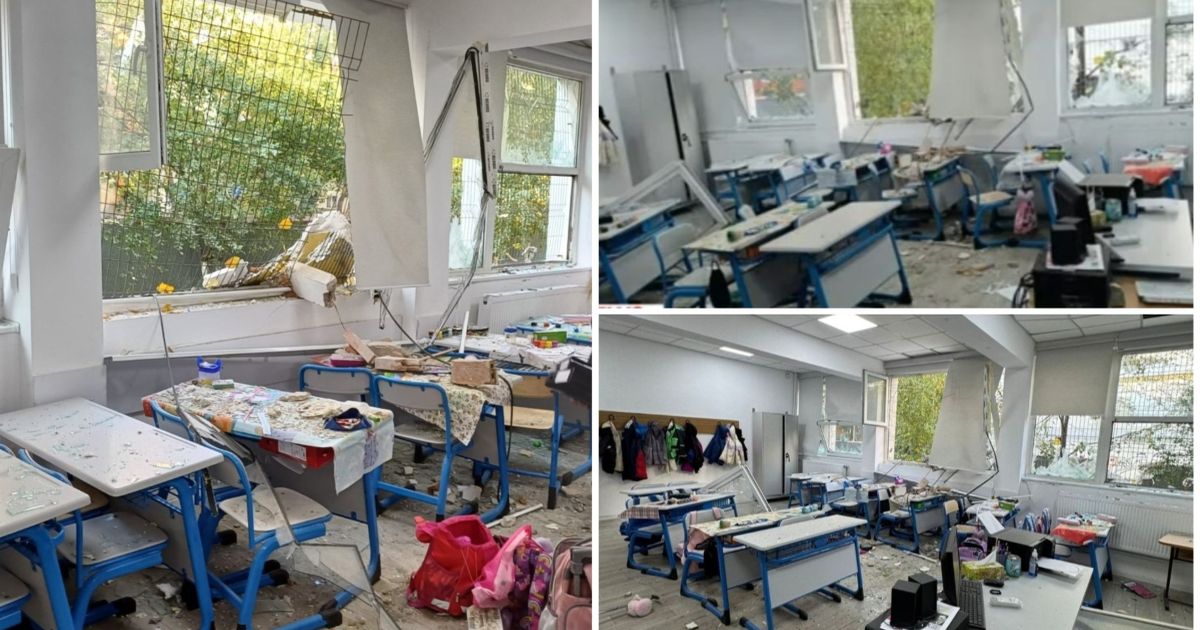 Explozie la un bloc in Sectorul 5, langa Liceul "Dimitrie Bolintineanu". Sali de clasa distruse, elevii vor face ore online saptamana viitoare