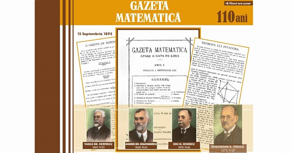 Gazeta Matematica - unul dintre materialele auxiliare interzise in scoli de Ministerul Invatamantului