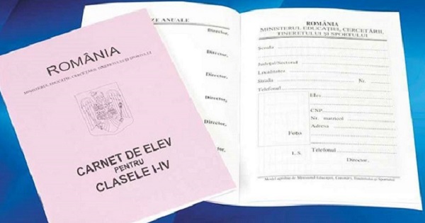 Carnetul de elev se schimba: CNP-ul este obligatoriu pe prima pagina