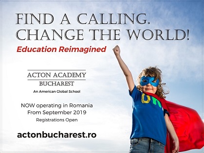 Acton Academy, o scoala americana premiata pentru inovatie in educatie, vine in Romania