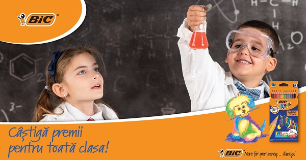 Concurs cu premii de la BIC pentru Invatatori si Elevi: castiga 1.000 de euro pentru clasa ta