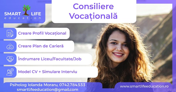 Consiliere Vocationala ? Alege-ti LICEUL/FACULTATEA/JOB-ul correct