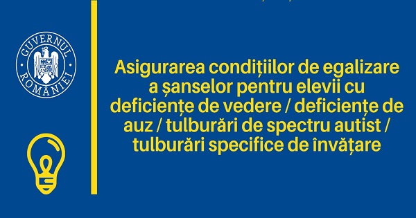 [Infografic] Evaluarea Nationala si BAC 2020. Precizari pentru elevii cu CES, anuntate de Ministerul Educatiei