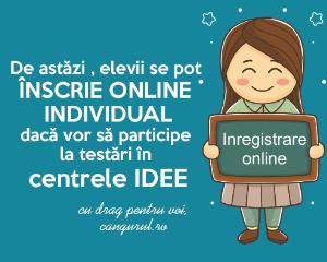 Aplicatie online pentru inscrieri individuale la Proiectele Educationale Cangurul