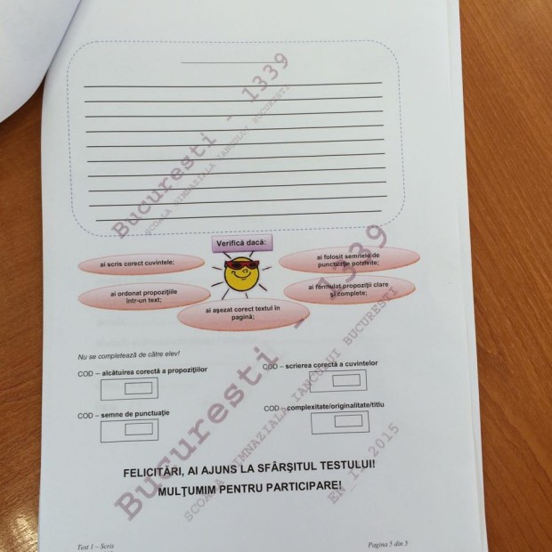 subiecte limba romana evaluare clasa 2