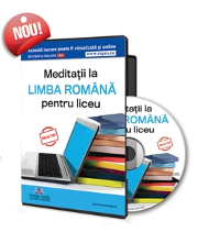 Meditatii la limba romana pentru liceu