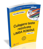 Culegerile de teste rezolvate la limba romana pentru clasa a IV-a